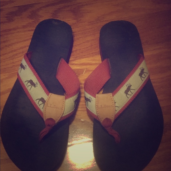 ll bean maine isle flip flops